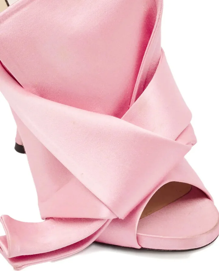 120mm Leather Heeled Mules - Image 5