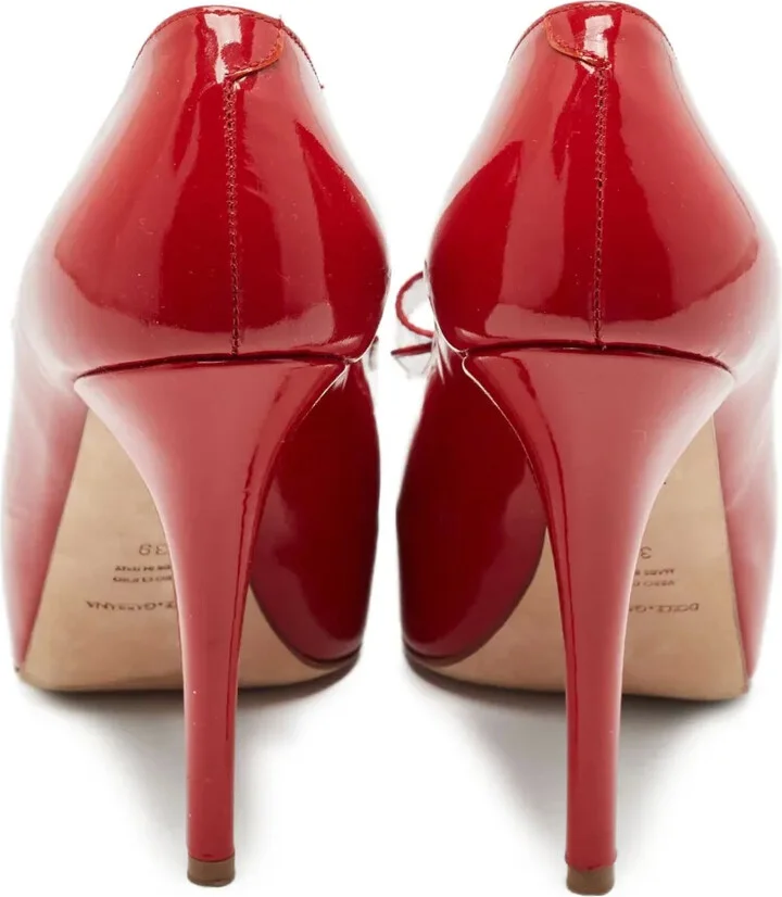 120mm Leather Heeled Pumps - Image 3