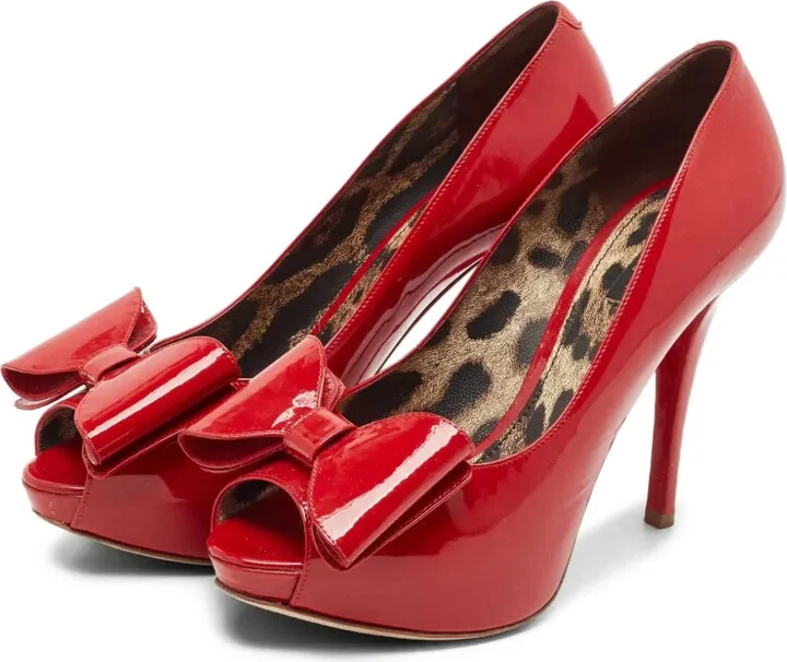 120mm Leather Heeled Pumps - Image 4