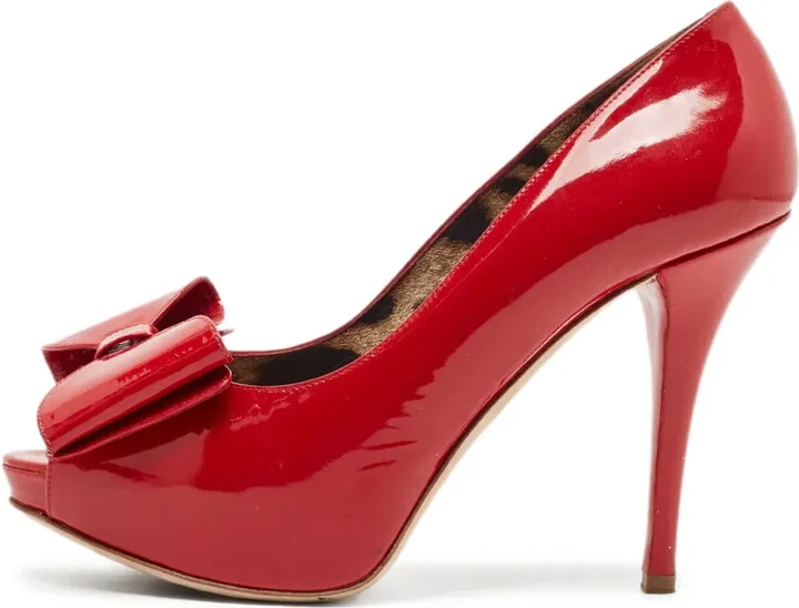 120mm Leather Heeled Pumps