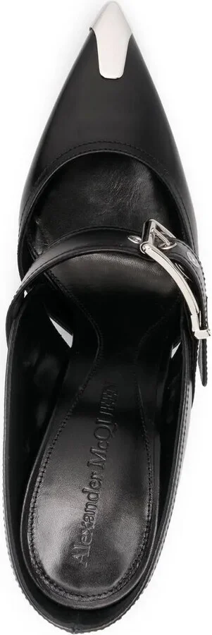 120mm Leather Mules - Image 4