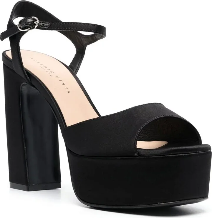 120mm Leather Open-Toe Sandals - Image 2