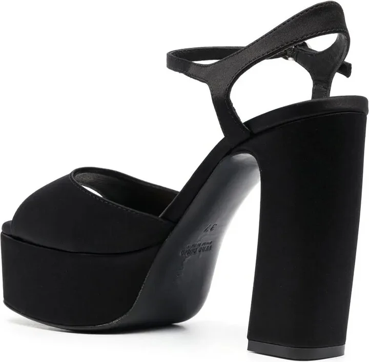 120mm Leather Open-Toe Sandals - Image 3