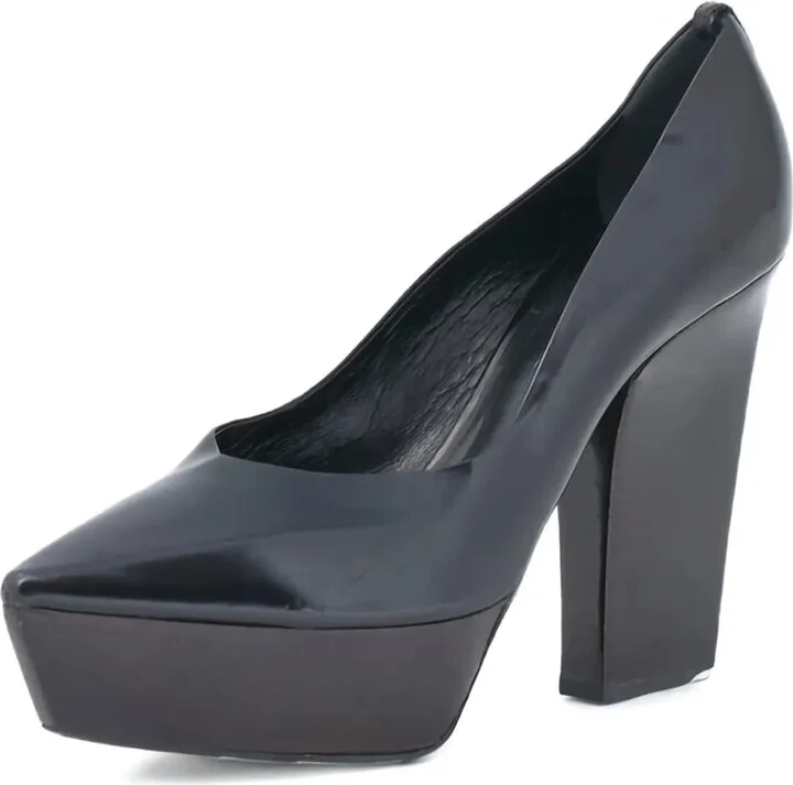 120mm Leather Pumps