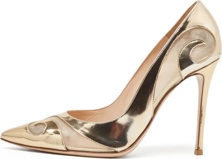 120mm Leather Pumps