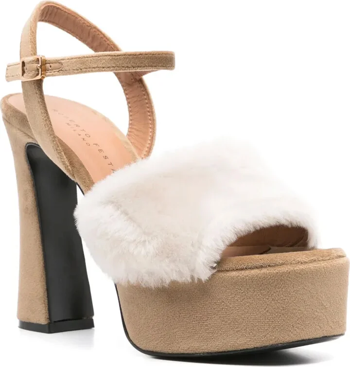 120mm Leather Sandals - Image 2