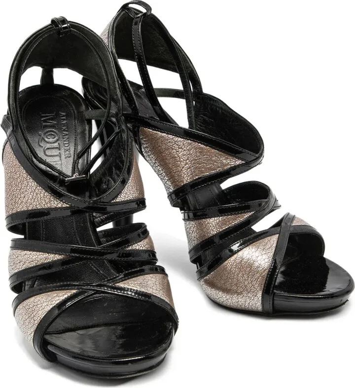 120mm Leather Sandals - Image 2