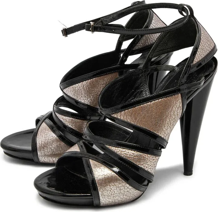 120mm Leather Sandals - Image 3