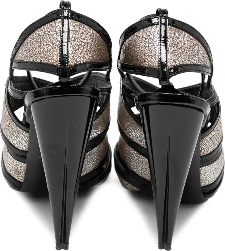 120mm Leather Sandals - Image 4