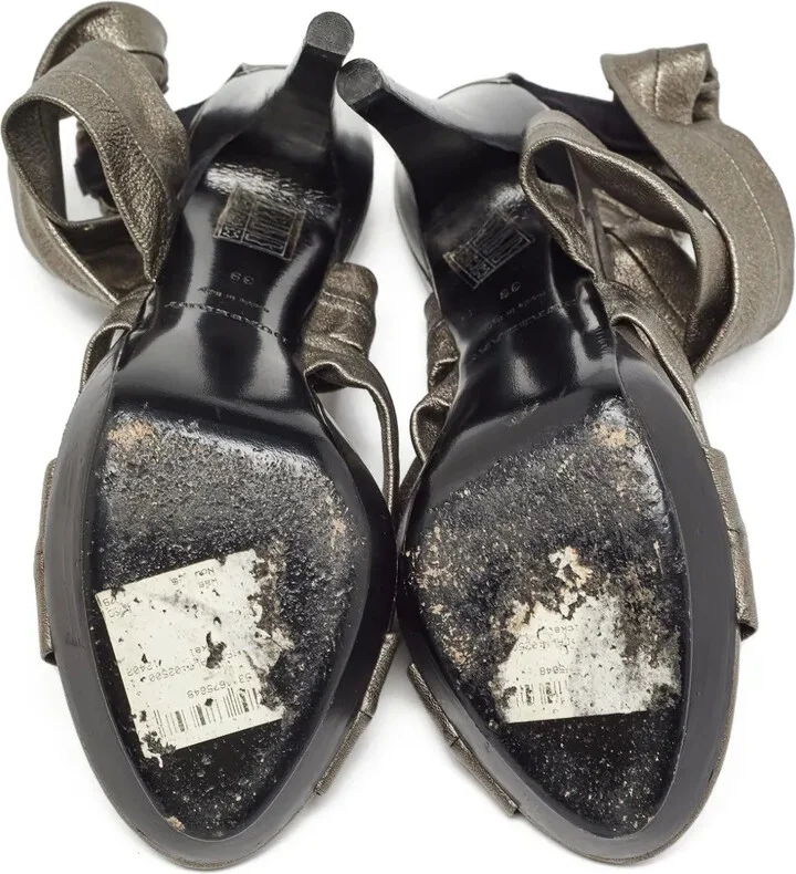 120mm Leather Sandals - Image 2