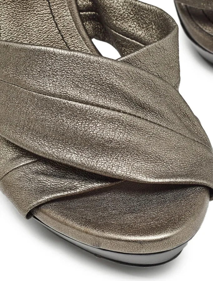 120mm Leather Sandals - Image 3