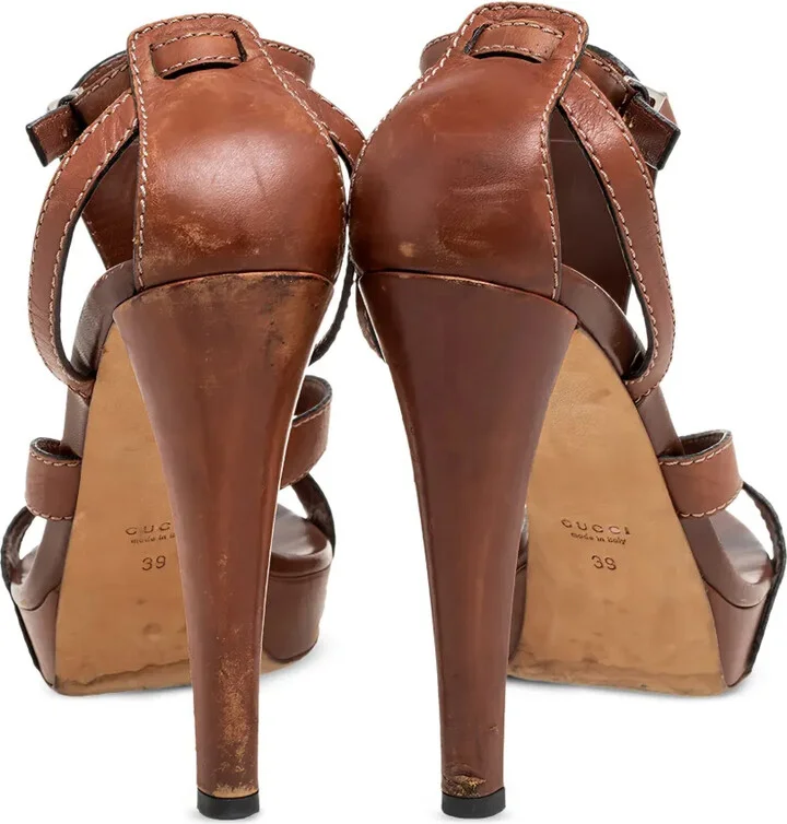 120mm Leather Sandals - Image 3