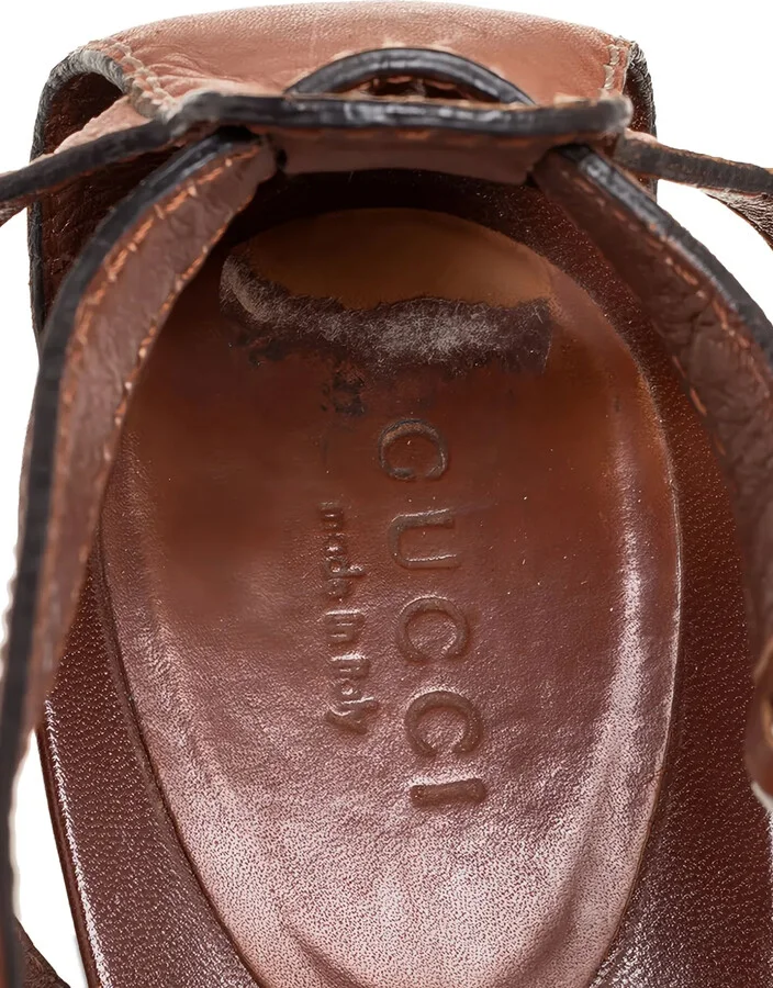 120mm Leather Sandals - Image 5