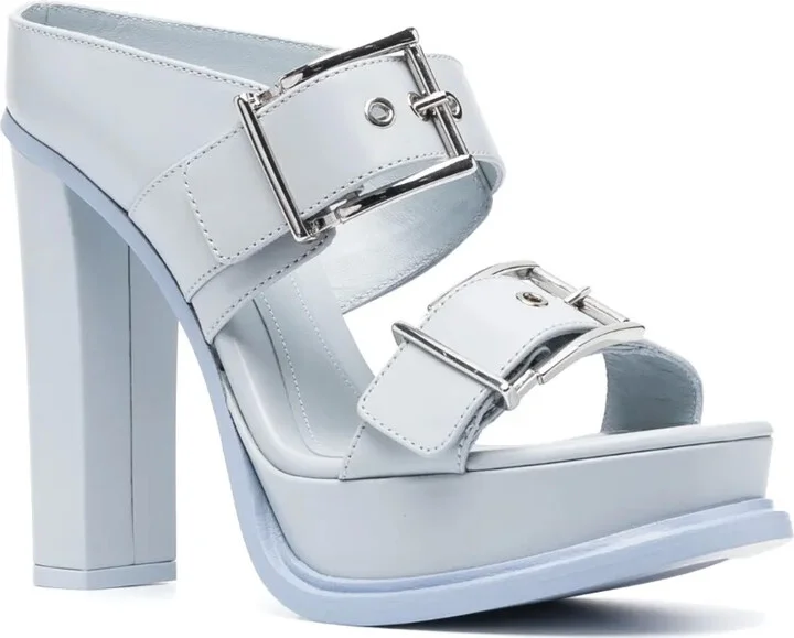 120mm Leather Sandals - Image 2