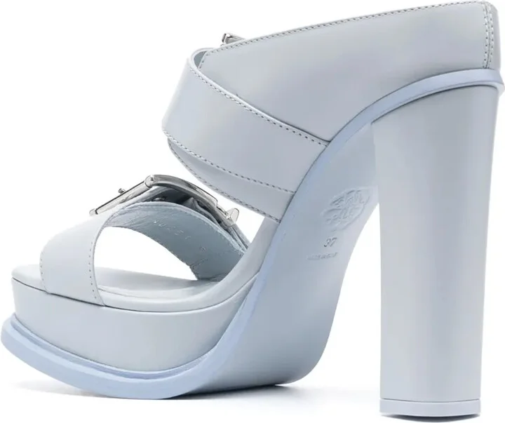 120mm Leather Sandals - Image 3