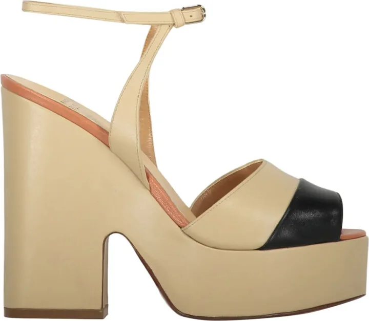 120mm Leather Sandals
