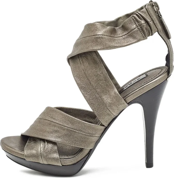 120mm Leather Sandals