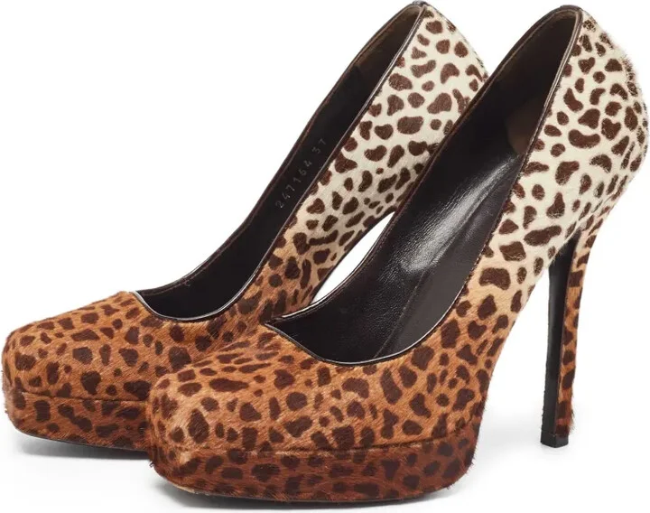 120mm Leopard-Print Heeled Pumps - Image 2