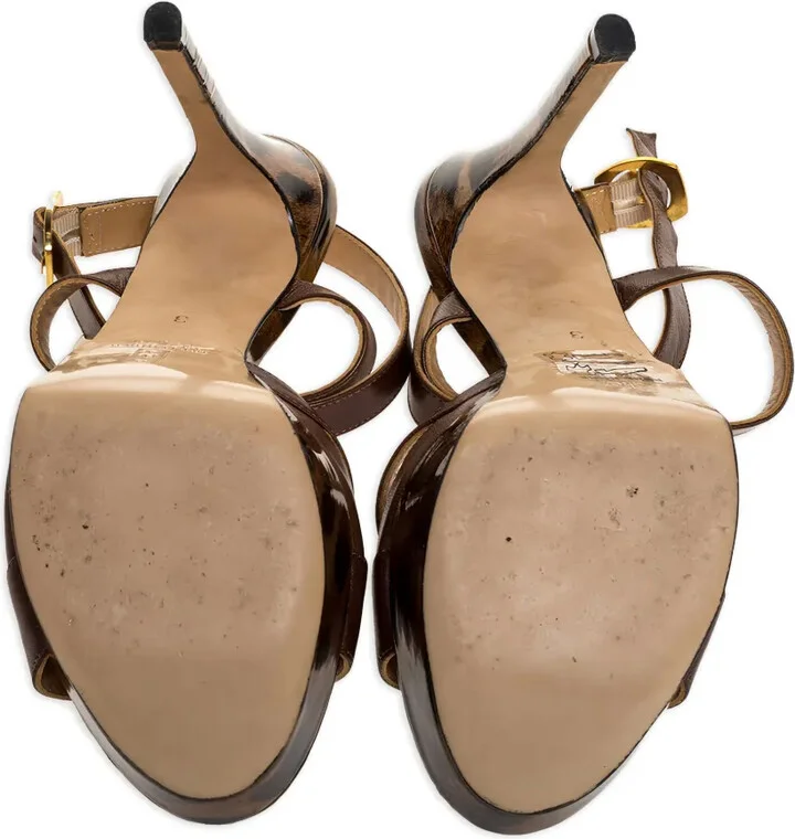 120mm Leopard-Print Platform Sandals - Image 5