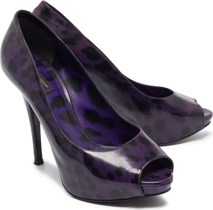 120mm Leopard-Print Pumps - Image 2