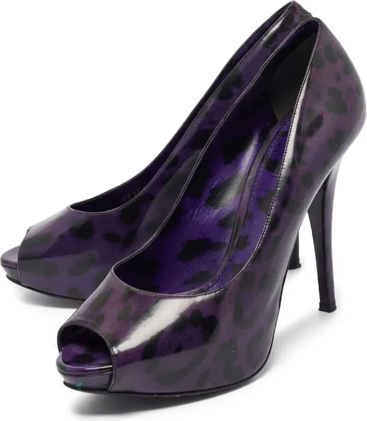 120mm Leopard-Print Pumps - Image 3