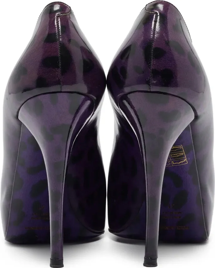 120mm Leopard-Print Pumps - Image 4