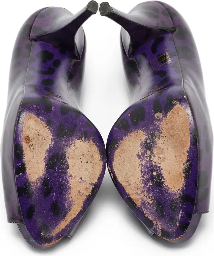 120mm Leopard-Print Pumps - Image 5