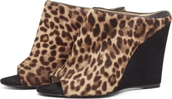 120mm Leopard-Print Sandals - Image 2