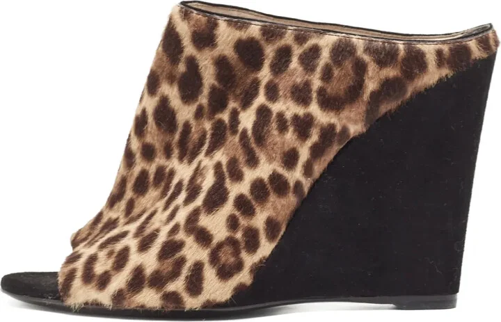 120mm Leopard-Print Sandals