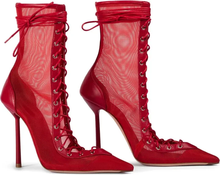 120mm Mesh-Design Boots - Image 2