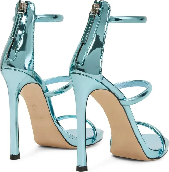 120mm Metallic-Effect Sandals - Image 3