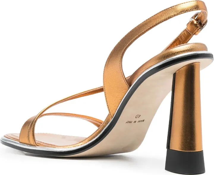 120mm Metallic-Finish Sandals - Image 3