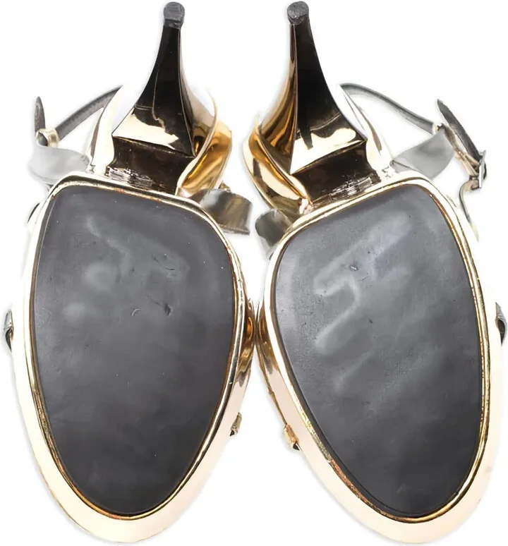 120mm Metallic Platform Sandals - Image 5