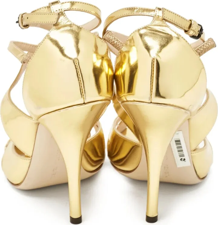 120mm Metallic Sandals - Image 3