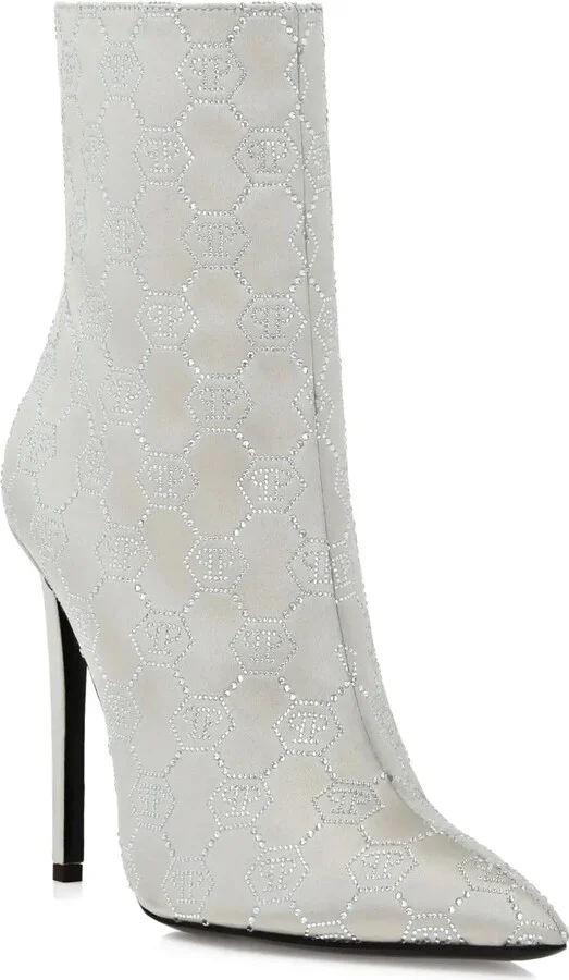 120mm Monogram Satin boots - Image 2
