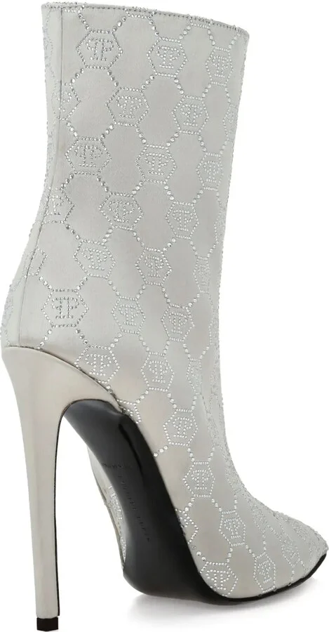 120mm Monogram Satin boots - Image 3