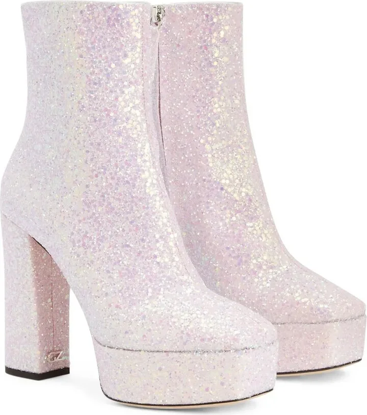 120mm Morgana Glitter boots - Image 2