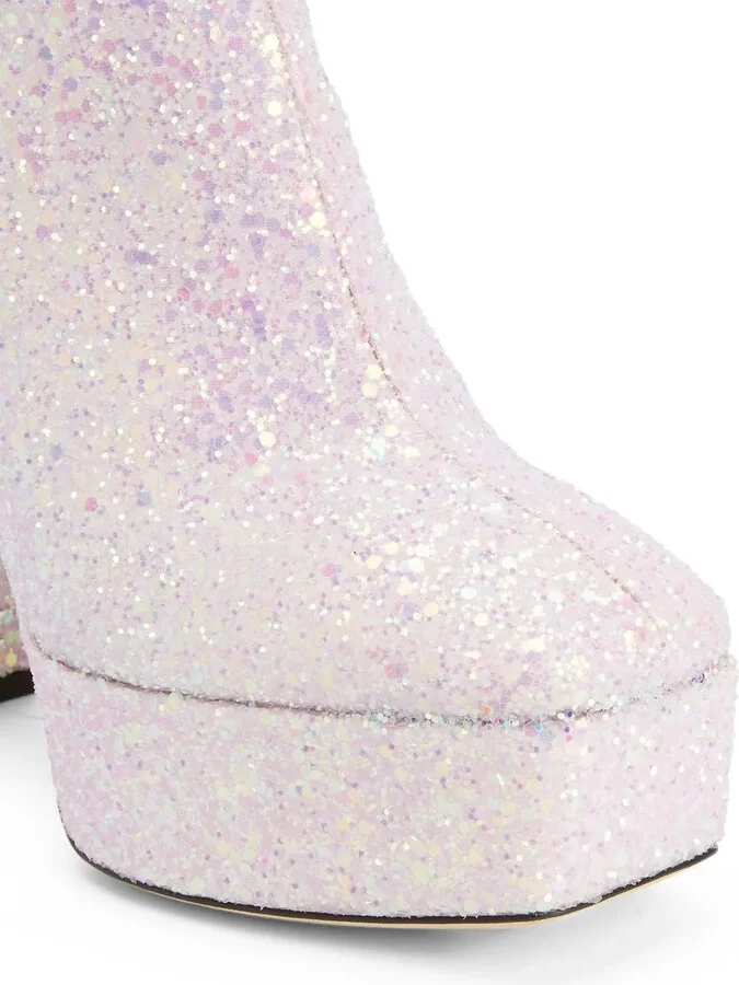120mm Morgana Glitter boots - Image 4