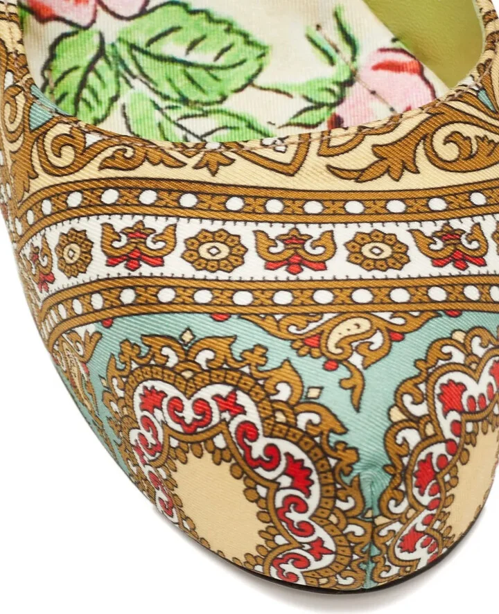 120mm Paisley Platform Pumps - Image 5
