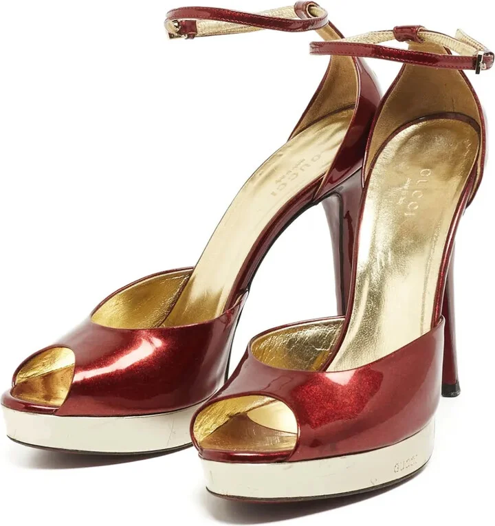 120mm Patent-Leather Sandals - Image 2