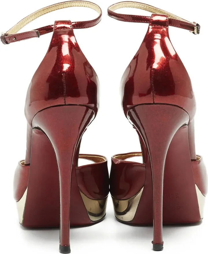 120mm Patent-Leather Sandals - Image 3