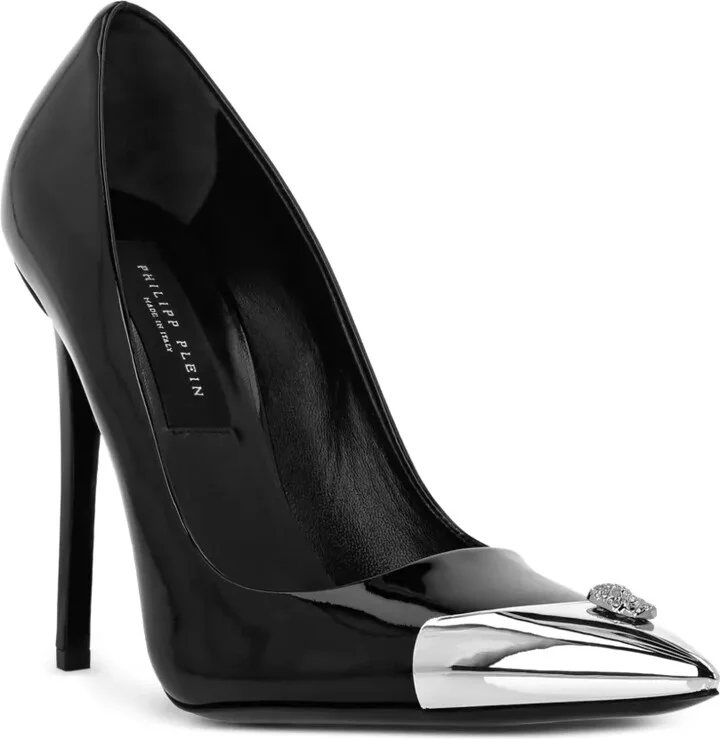 120mm Patent Pointed-Toe Pumps - Image 2