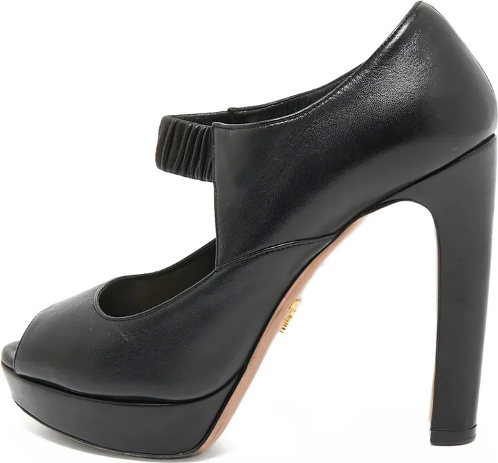 120mm Peep-Toe Pumps