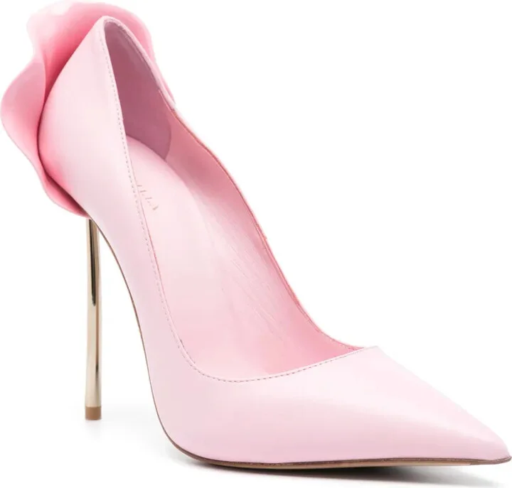 120mm Petalo leather pumps - Image 2