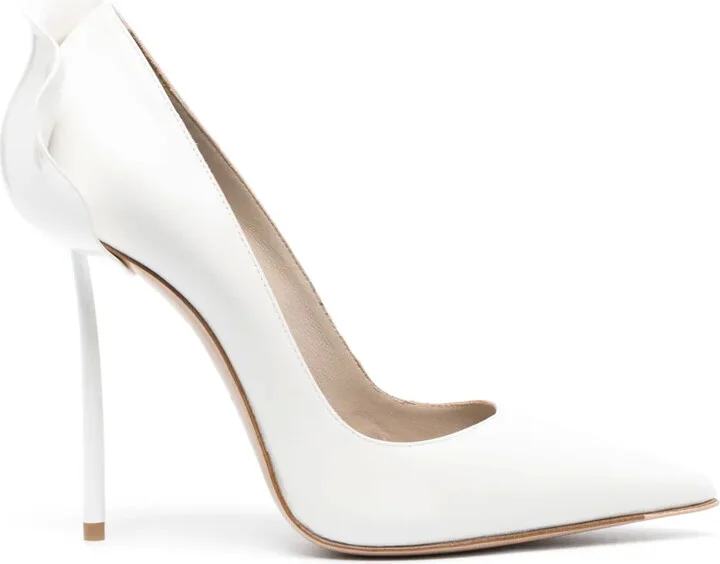 120mm Petalo ruffle-detail pumps
