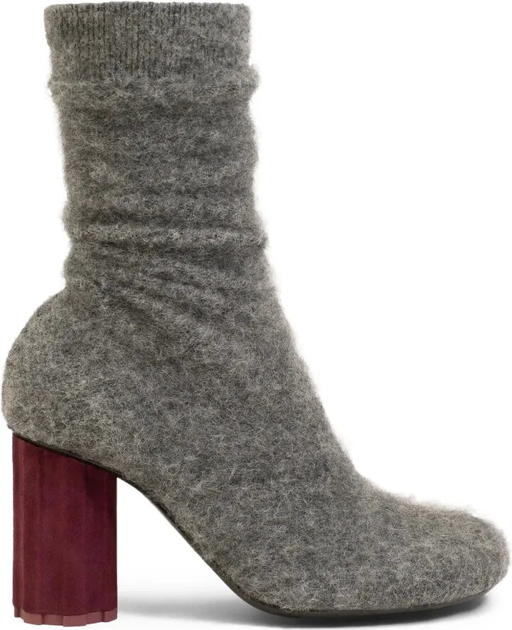 120mm Piano ankle boots