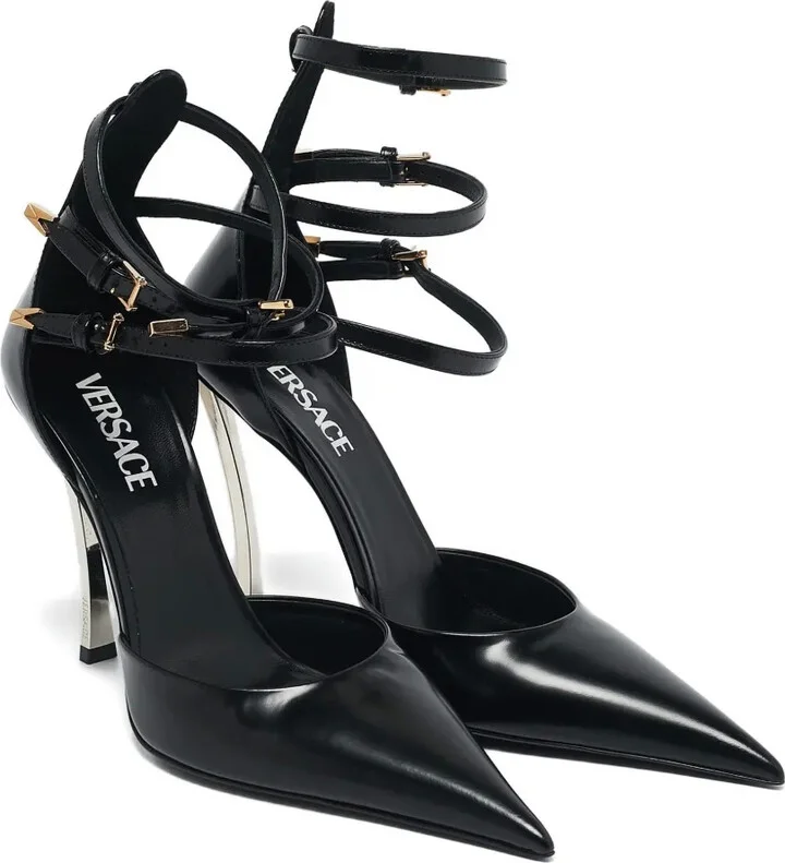 120mm Pin Point strappy pumps - Image 2