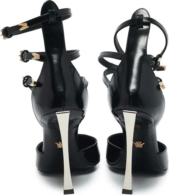 120mm Pin Point strappy pumps - Image 3