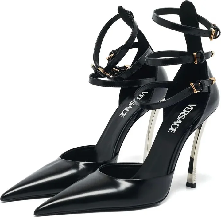 120mm Pin Point strappy pumps - Image 4