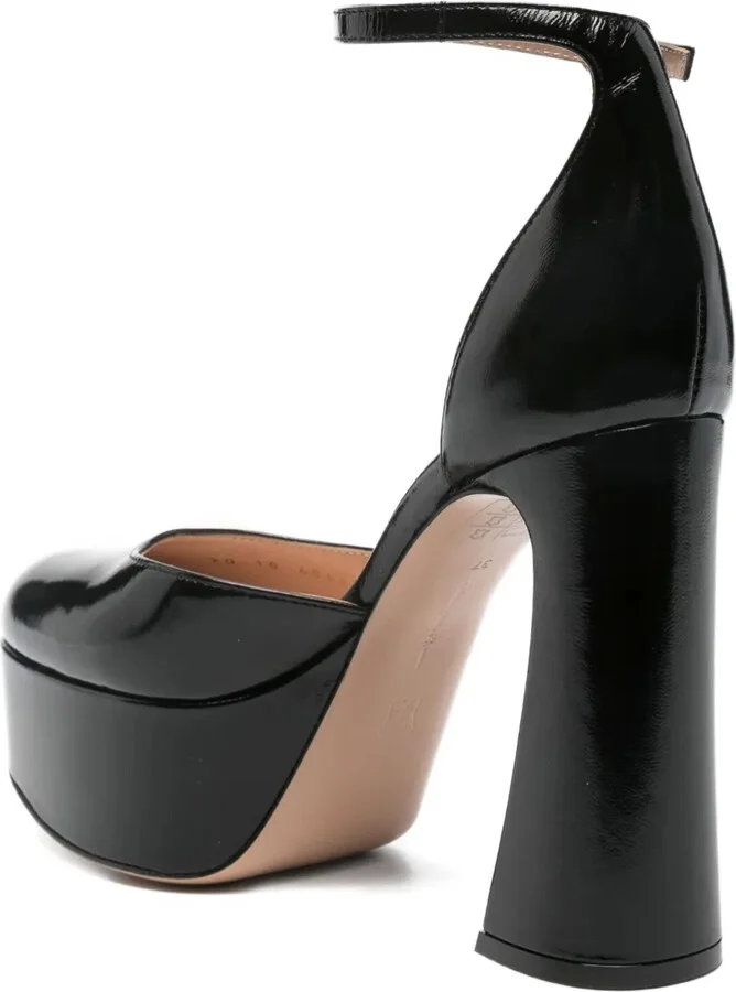 120mm Platform Ankle-Strap Heeled Pumps - Image 3